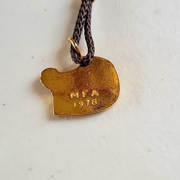 Vintage MFA Museum of Fine Arts 1978 Duck Necklace - Picture 5 of 5